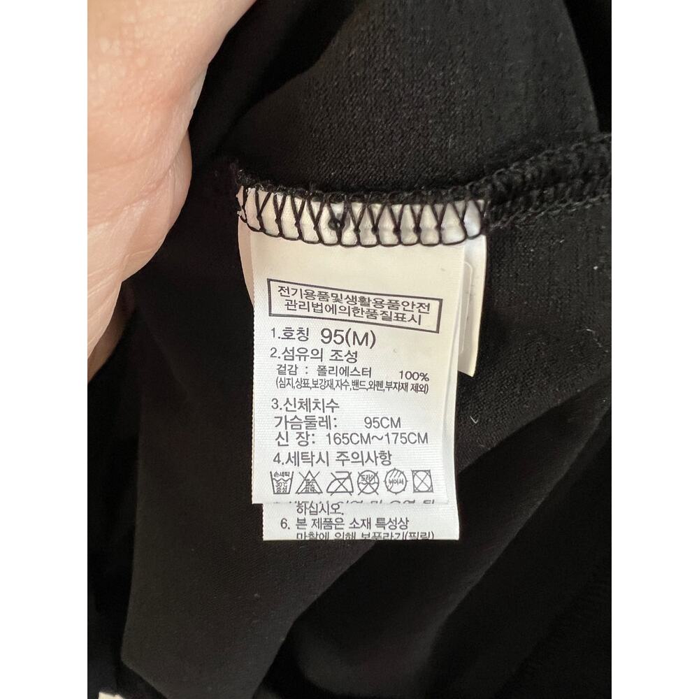 The North Face Made in Korea Black White 1/4 Zip Long Sleeve US Men’s Small - Picture 11 of 13